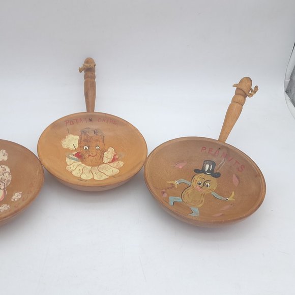 Nasco Wood Snack Bowls - Picture 1 of 11